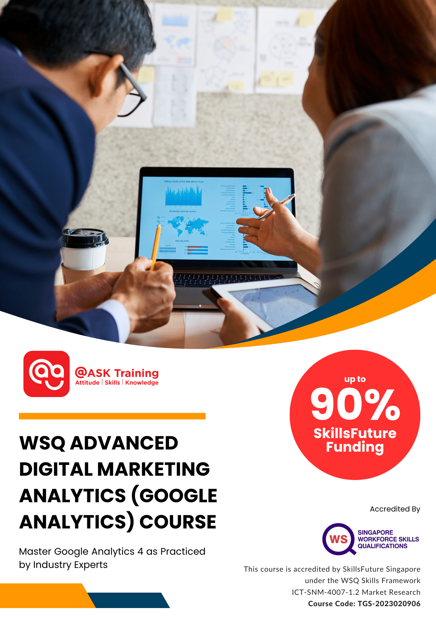 Advanced Digital Marketing Analytics (Google Analytics) Course Brochure Cover