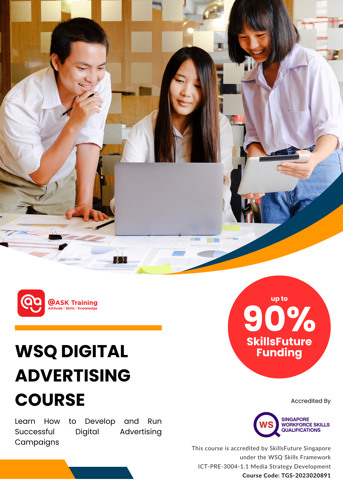 WSQ Digital Advertising Course Brochure Cover