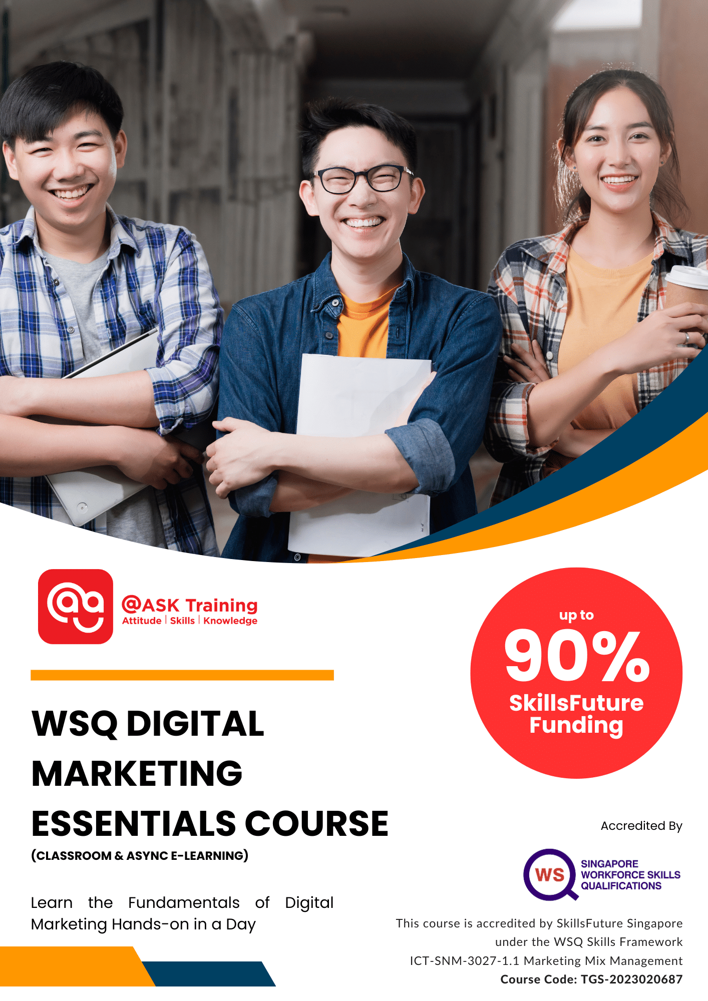 WSQ Digital Marketing Essentials Course Brochure Cover