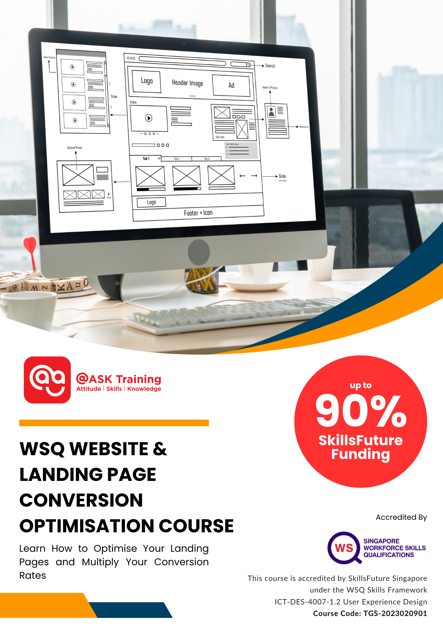 Website & Landing Page Conversion Optimisation Course Brochure Cover