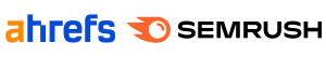 SEO Partner Logos - Ahrefs & SEMrush