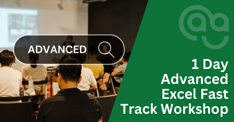1 Day Advanced Excel Fast Track Workshop Header