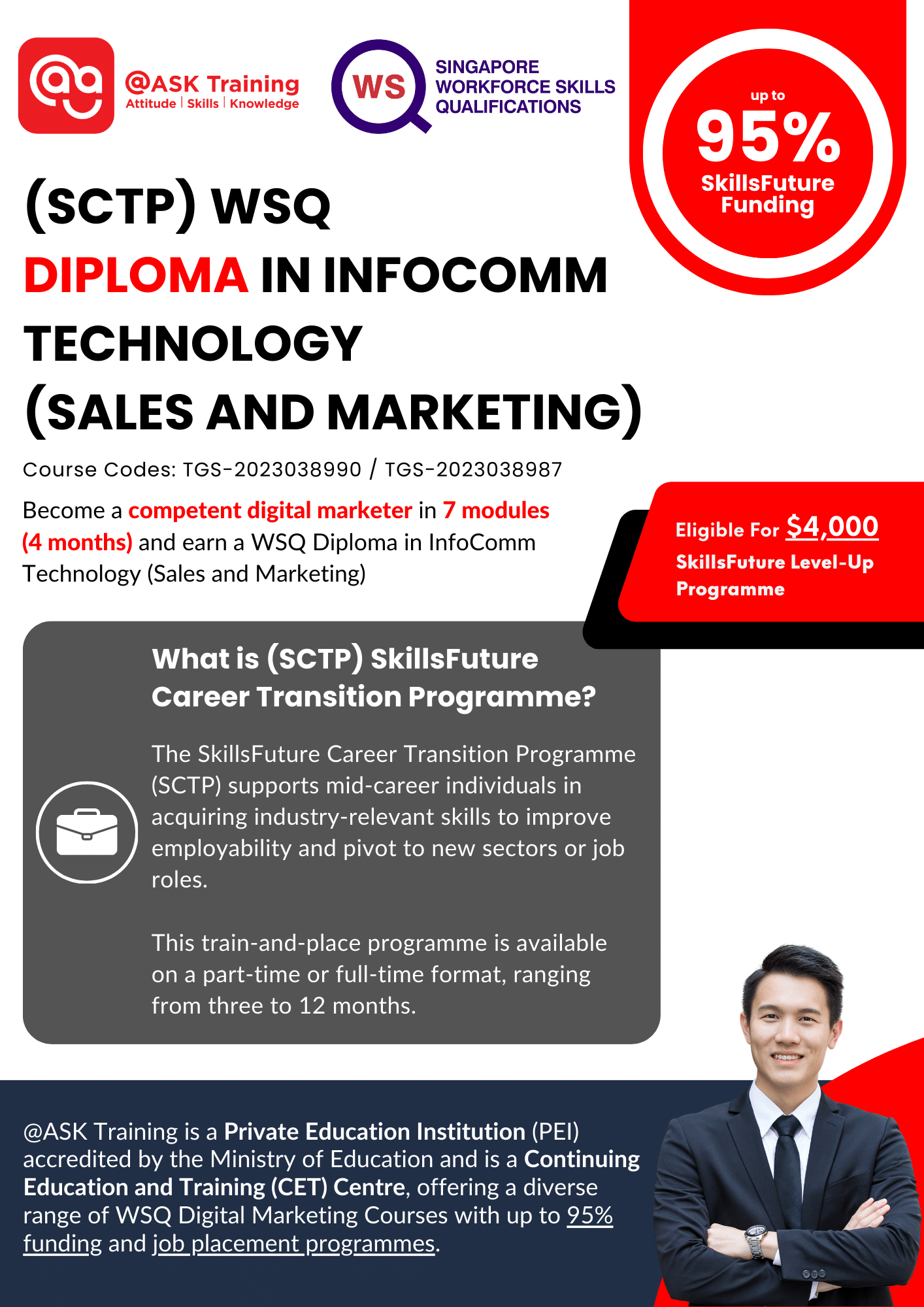 (SCTP) WSQ Diploma in Digital Marketing Course Brochure Cover