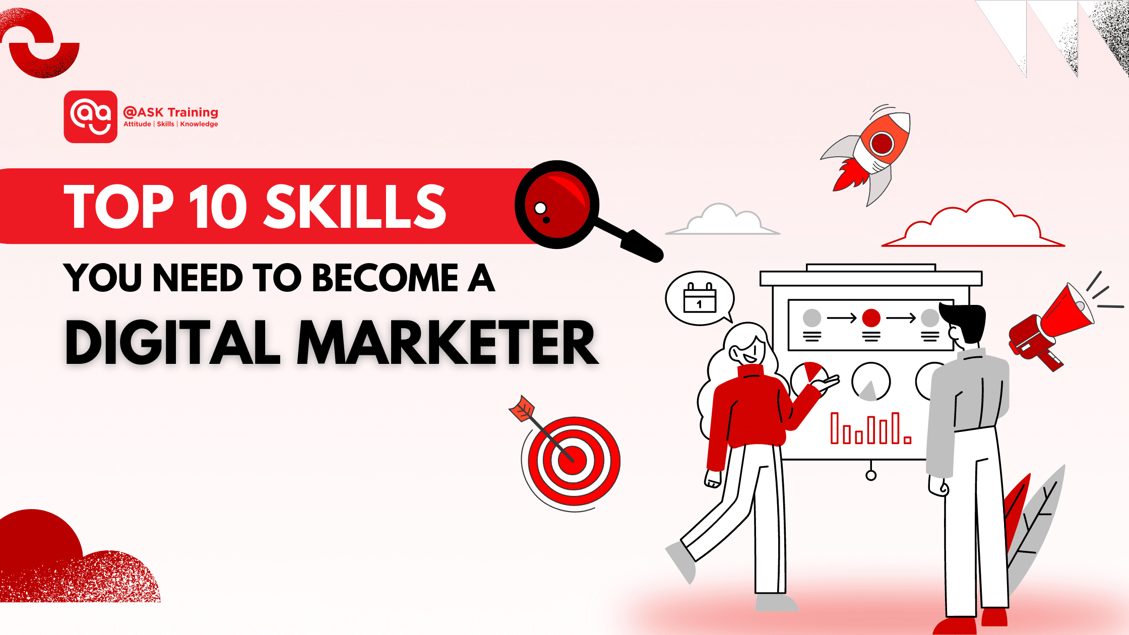 Header image of Top 10 Skills You Need to Become Digital Marketer
