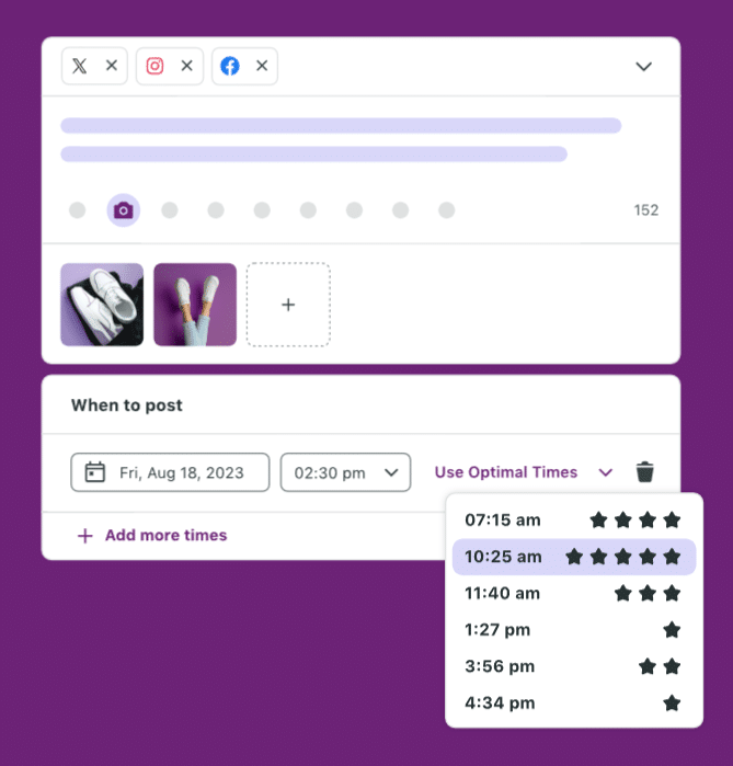 example of social sprout as a social media management tool