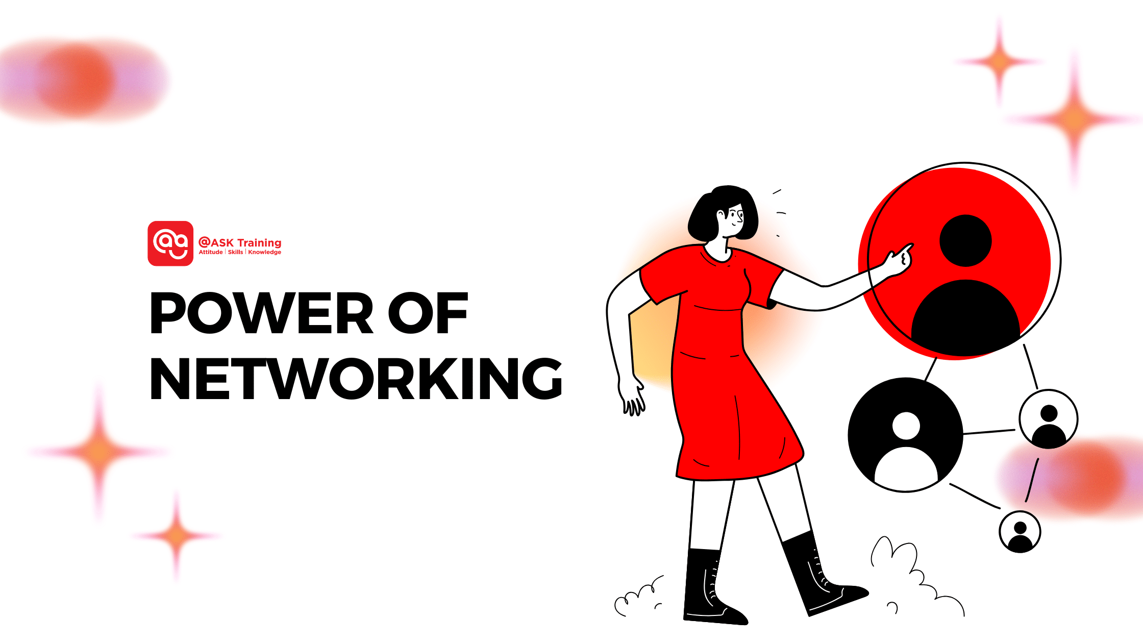 header image for power of networking with human elements