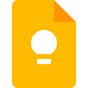 an image of google keep icon