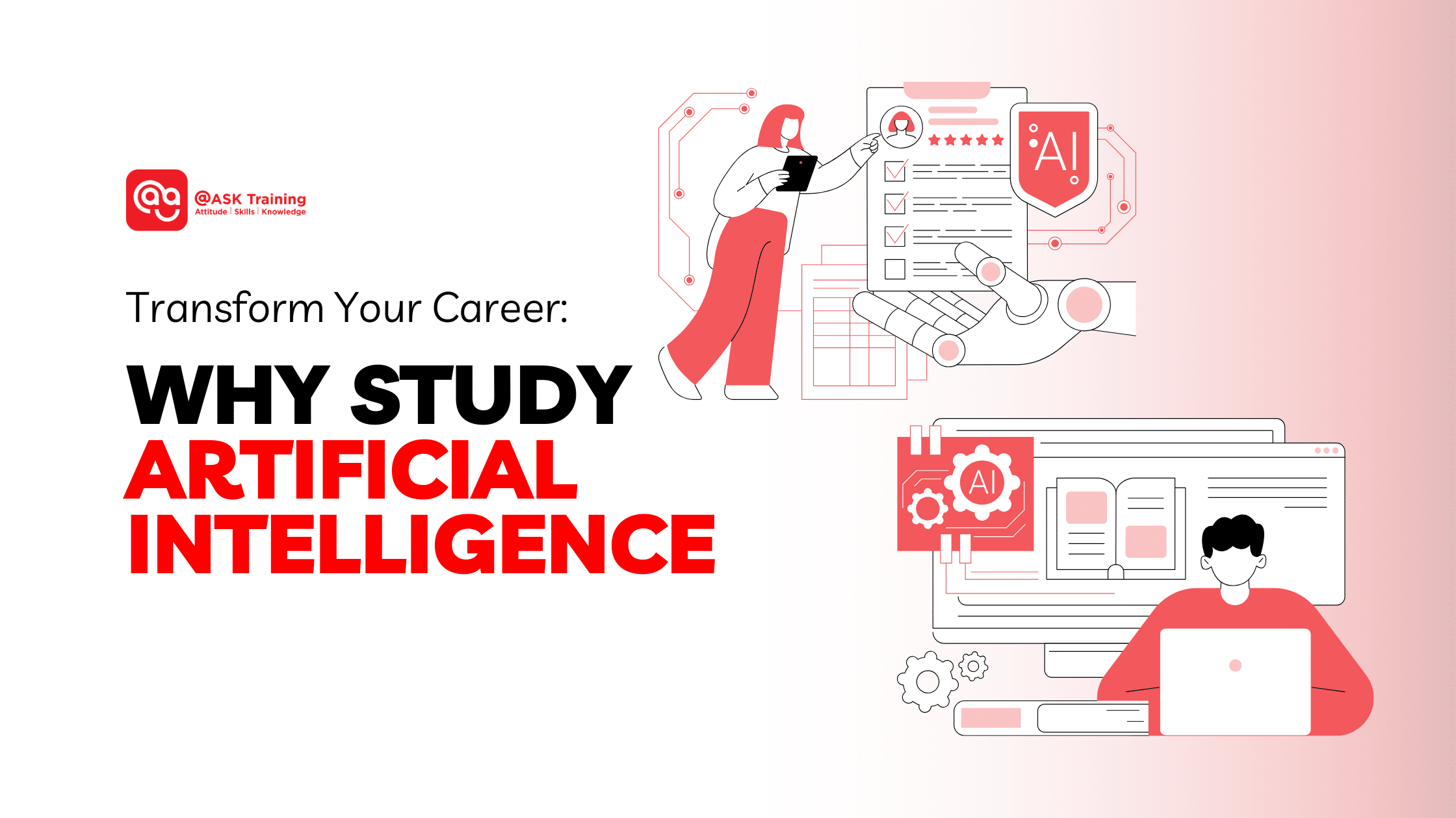 header banner of why study artificial intelligence with human elements learning AI