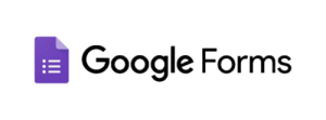 image of google forms icon and texts