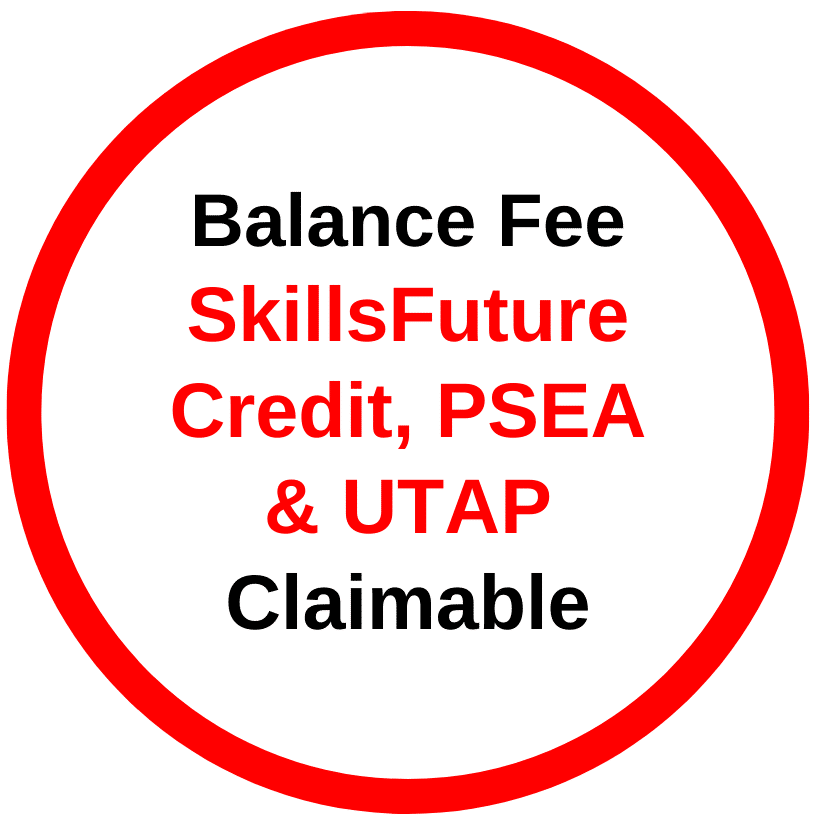 SkillsFuture Funding Diagram Balance Fee