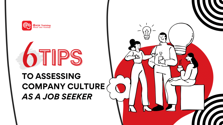 header image for tips to assessing company culture with human and shapes elements