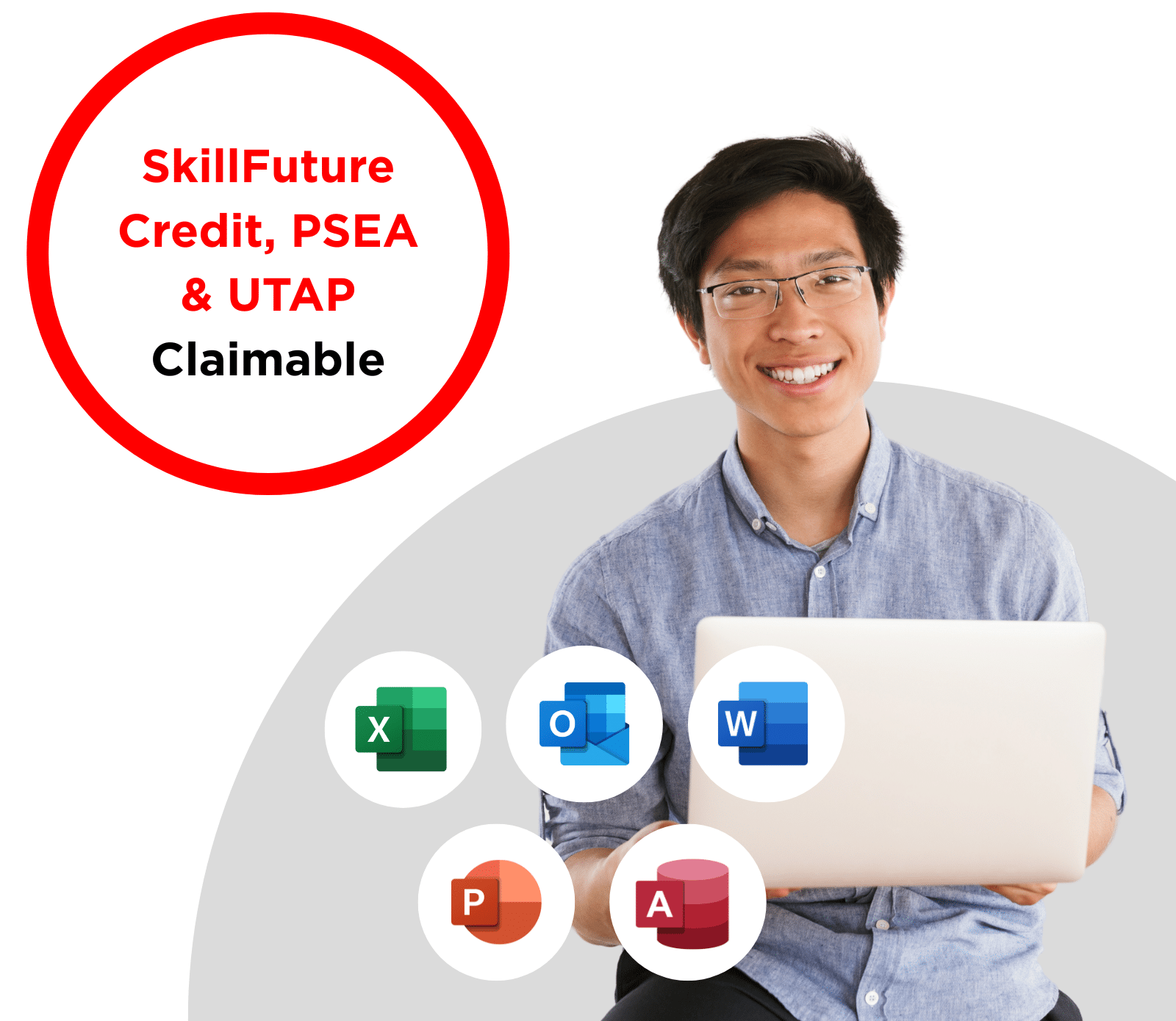 Microsoft Website Banner Page Banner of Man Smiling