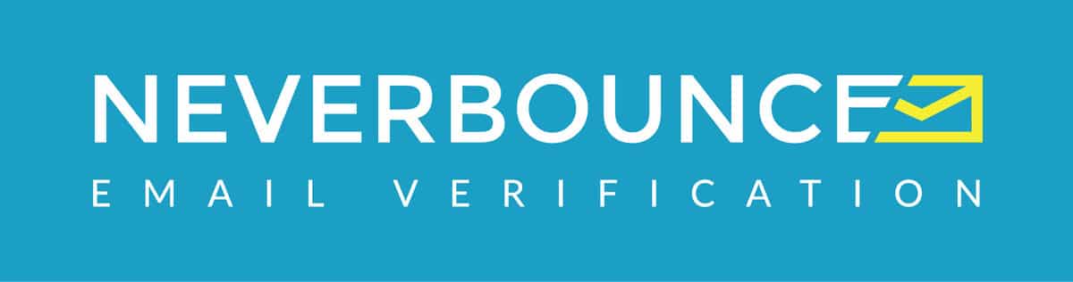neverbounce logo as a tool for email marketing