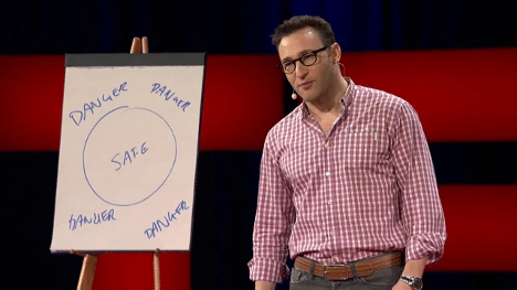 a photo of Simon Sinek on public speaking