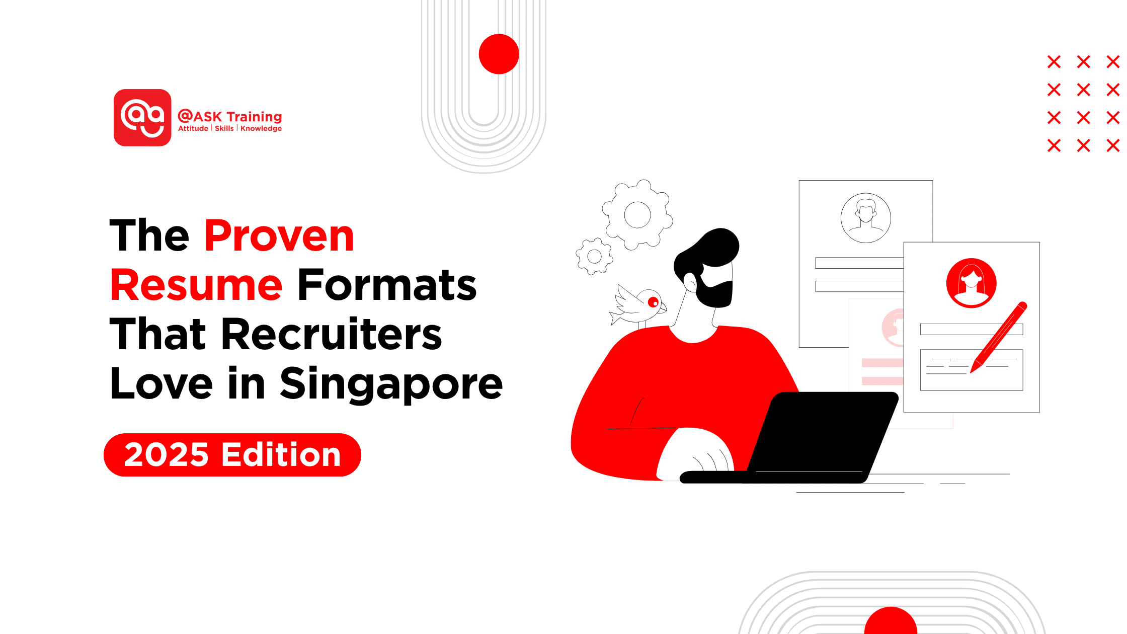 header banner of proven resume formats recruiters love in singapore with human elements
