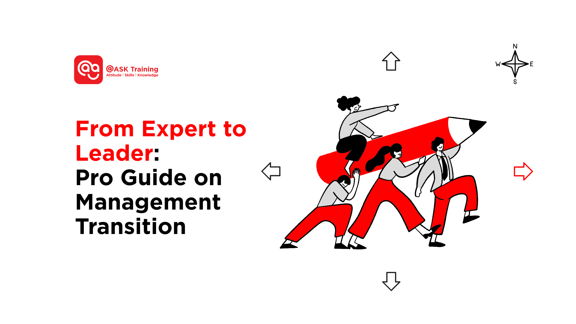 header banner for from expert to leader: pro guide to management transition with human elements