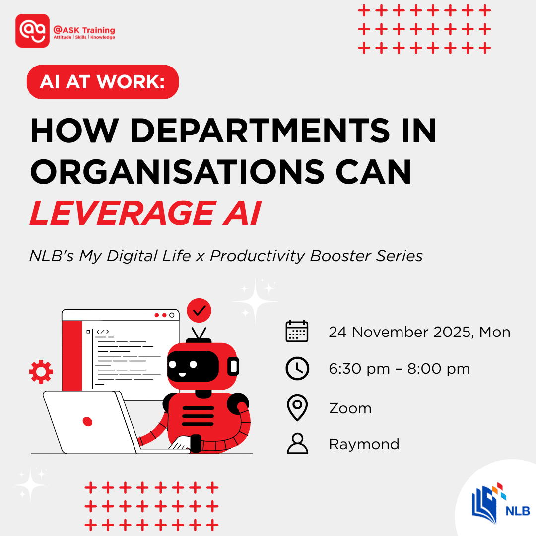 Event Banner for AI At Work Webinar