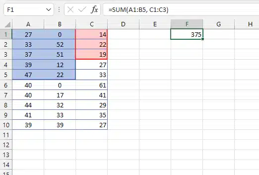 NULL error after correction in Excel