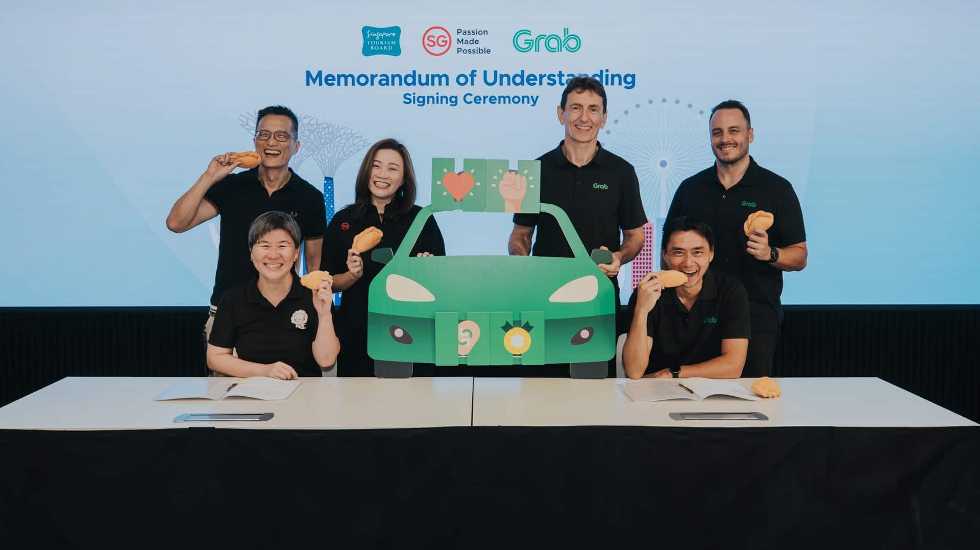 Grab and STB partnership event photo