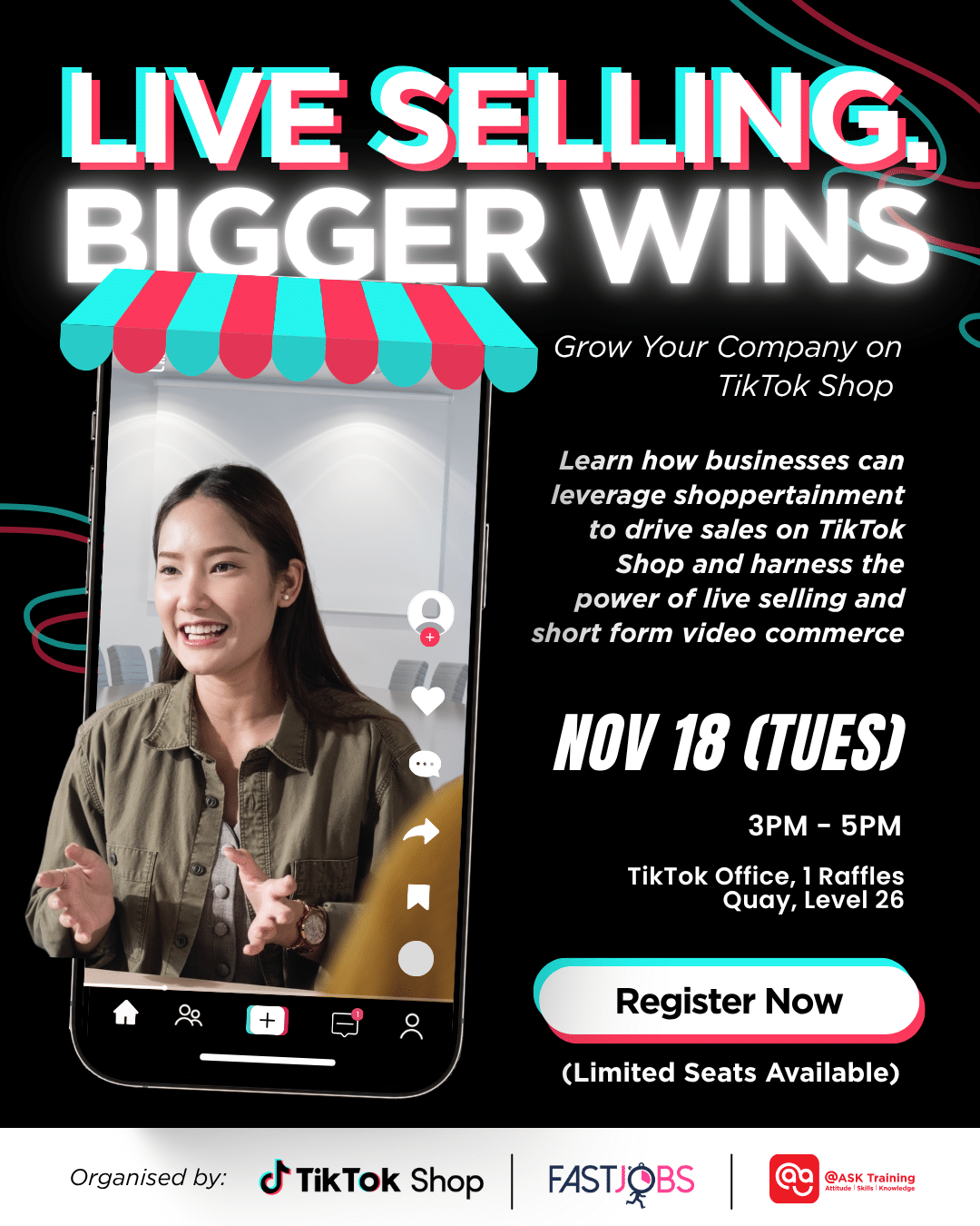 Live selling, bigger wins Grow Your Company on TikTok Shop Featured featured event poster for Introduction to Cloud Computing