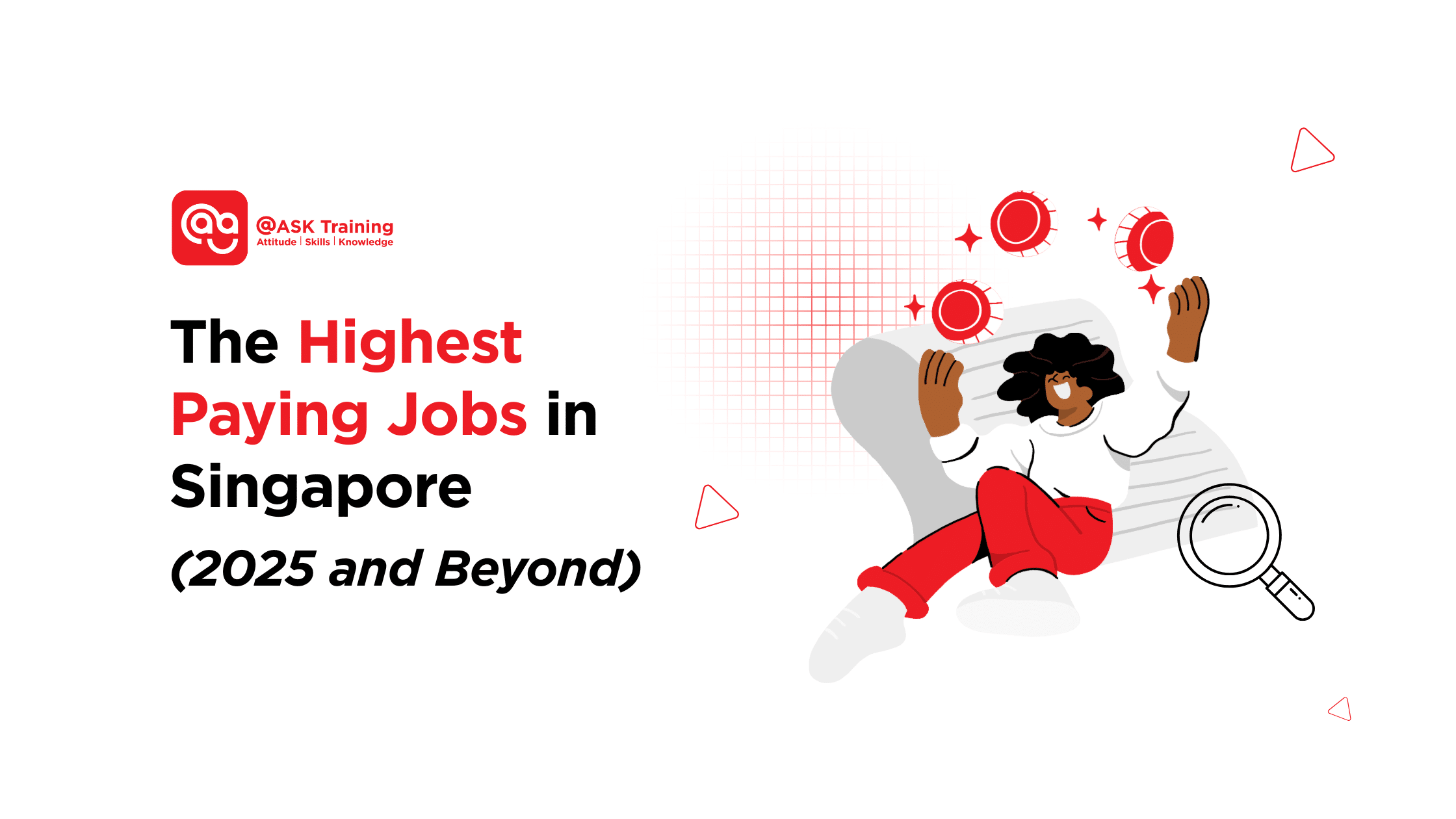 Poster for the highest paying jobs in Singapore for 2025 and beyond
