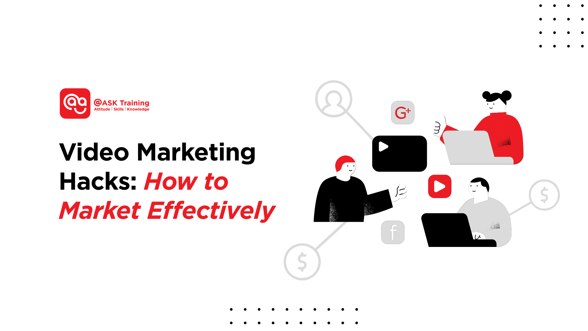 Guide explaining video marketing hacks and how to market effectively