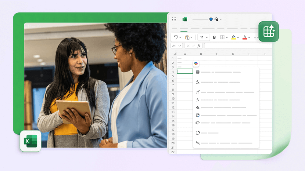 Copilot features and functions in Microsoft Excel