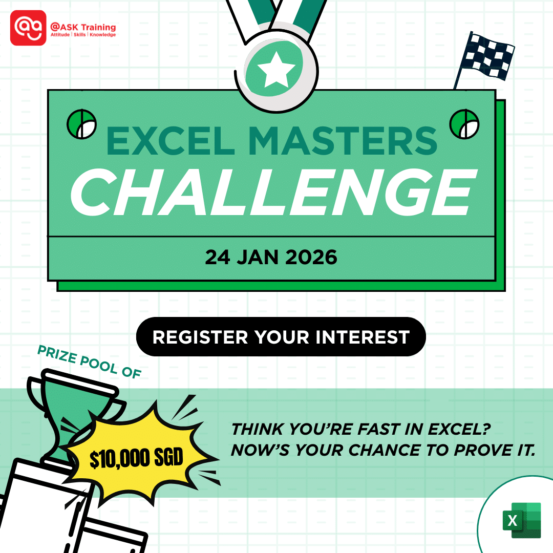 Excel Masters Challenge - webinar Featured Event Banner for AI At Work Webinar