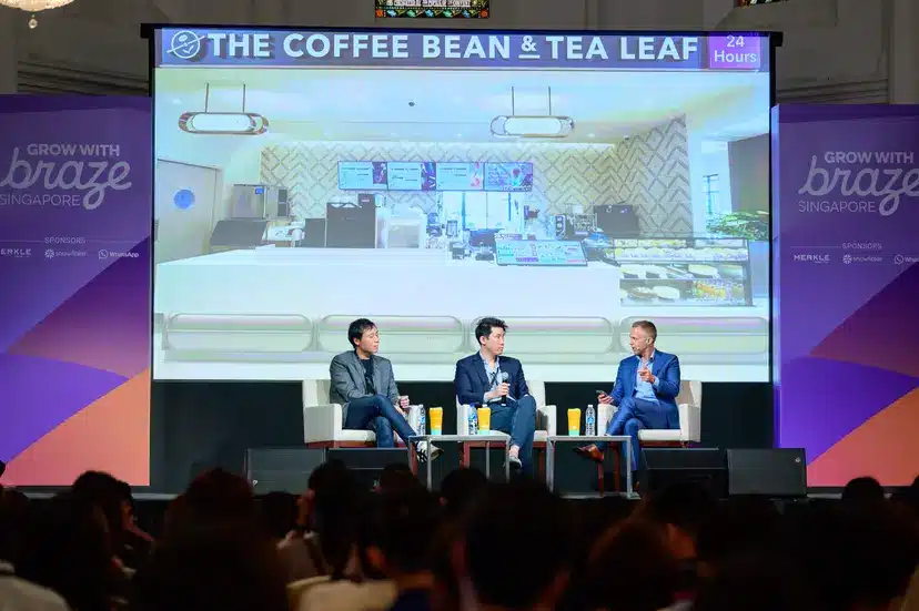 image of coffee bean and tea leaf conference