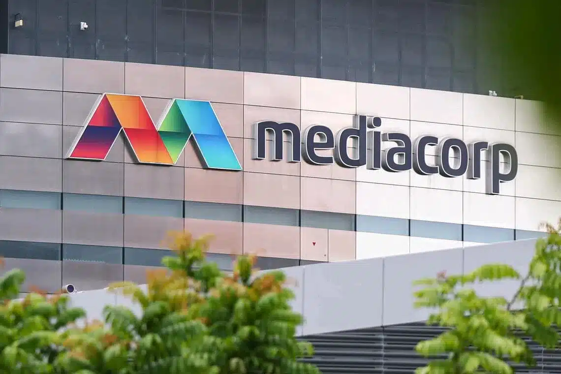 mediacorp logo building