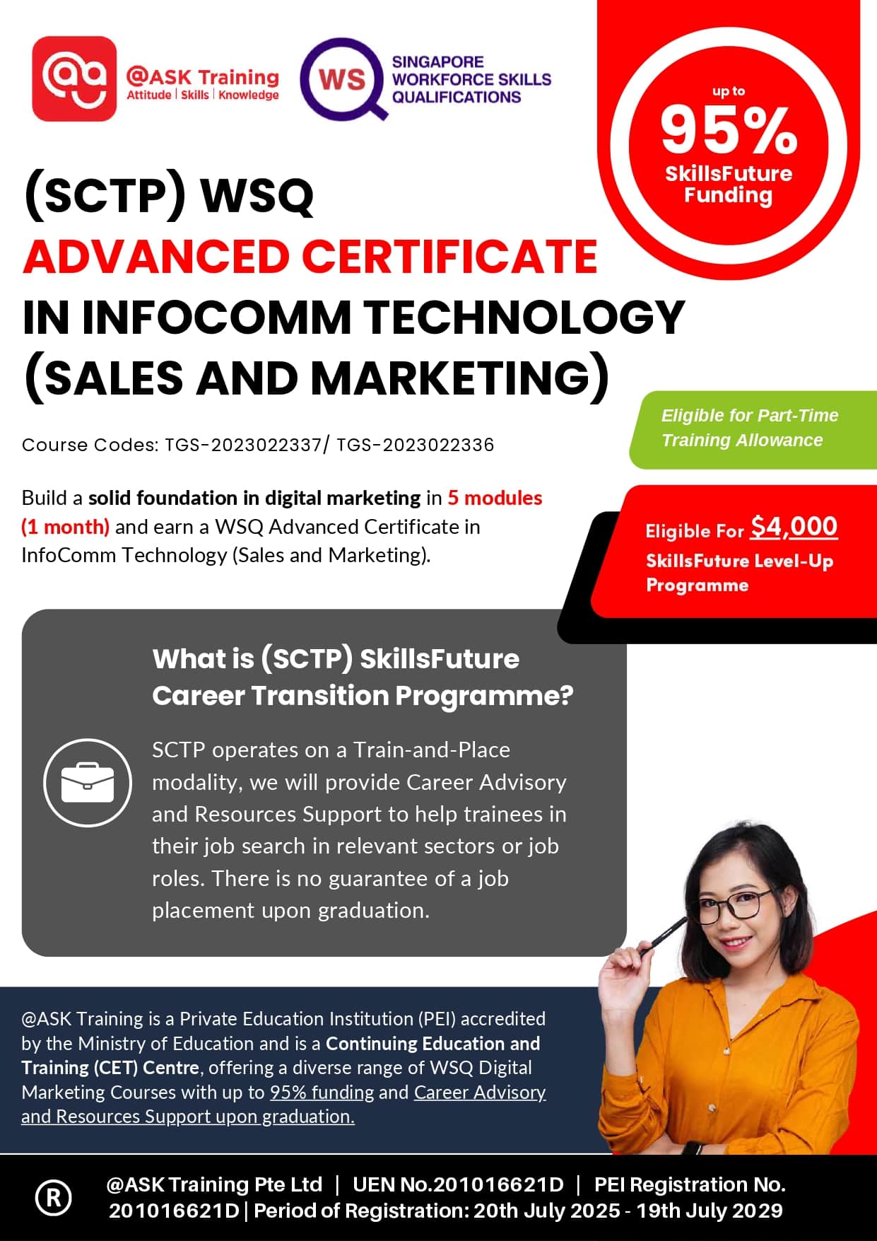 (SCTP) Advanced Certificate in Digital Marketing Course Brochure Cover