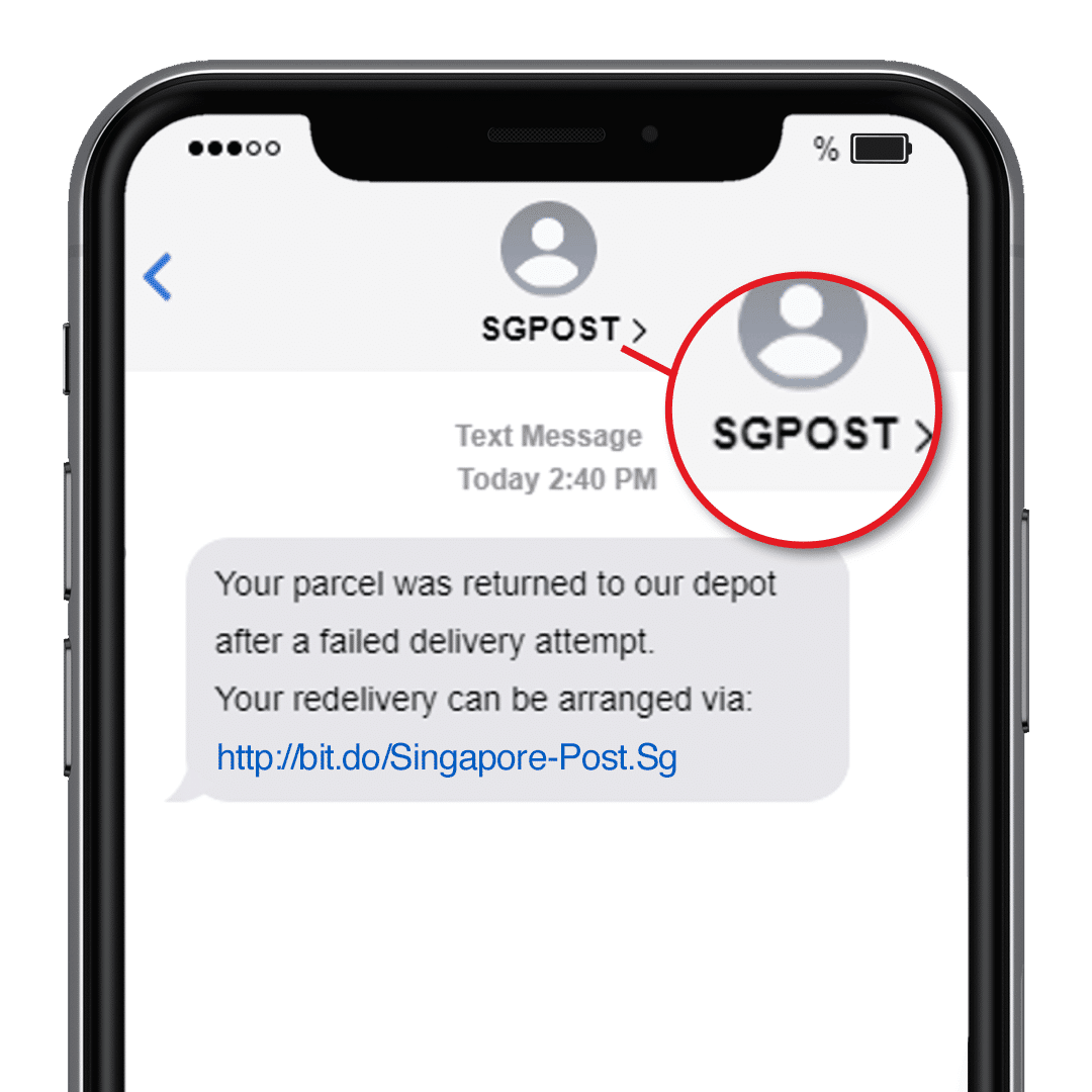 Fake SGPOST SMS phishing scam