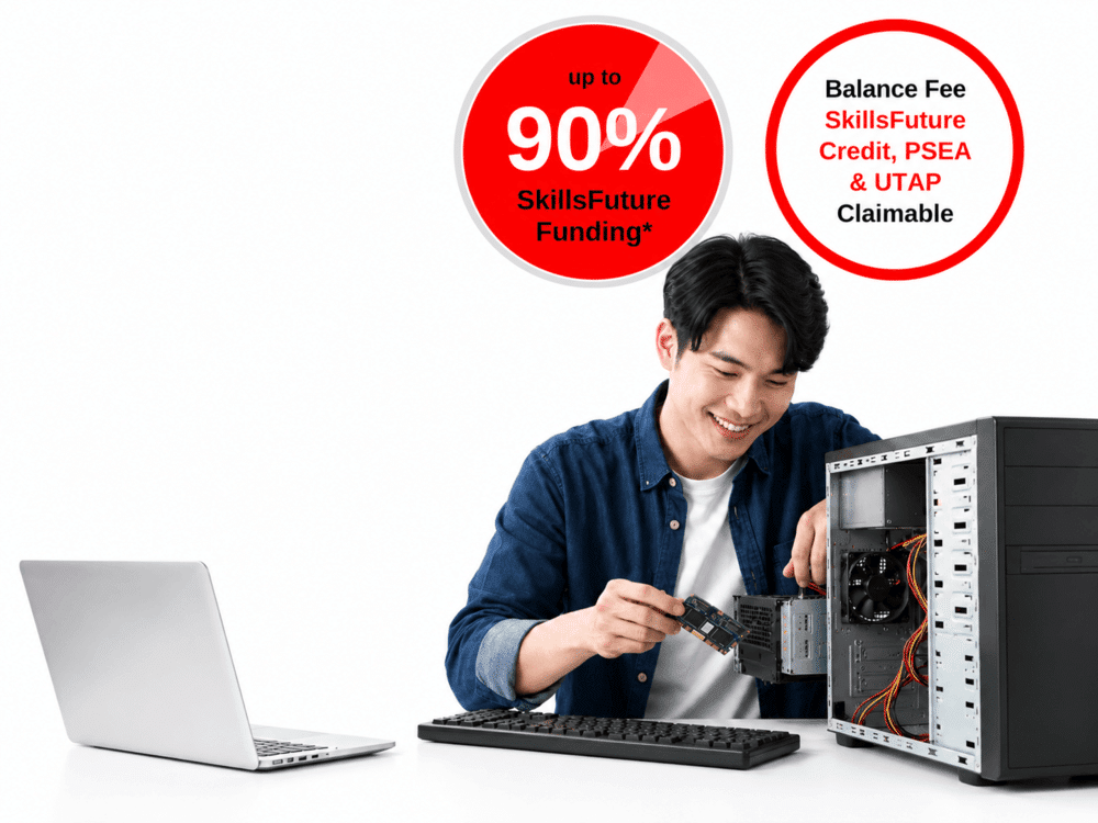 Computer-Parts-Course-Header WSQ Social Media Marketing Course - SkillsFuture Singapore Subsidies Funding Diagram