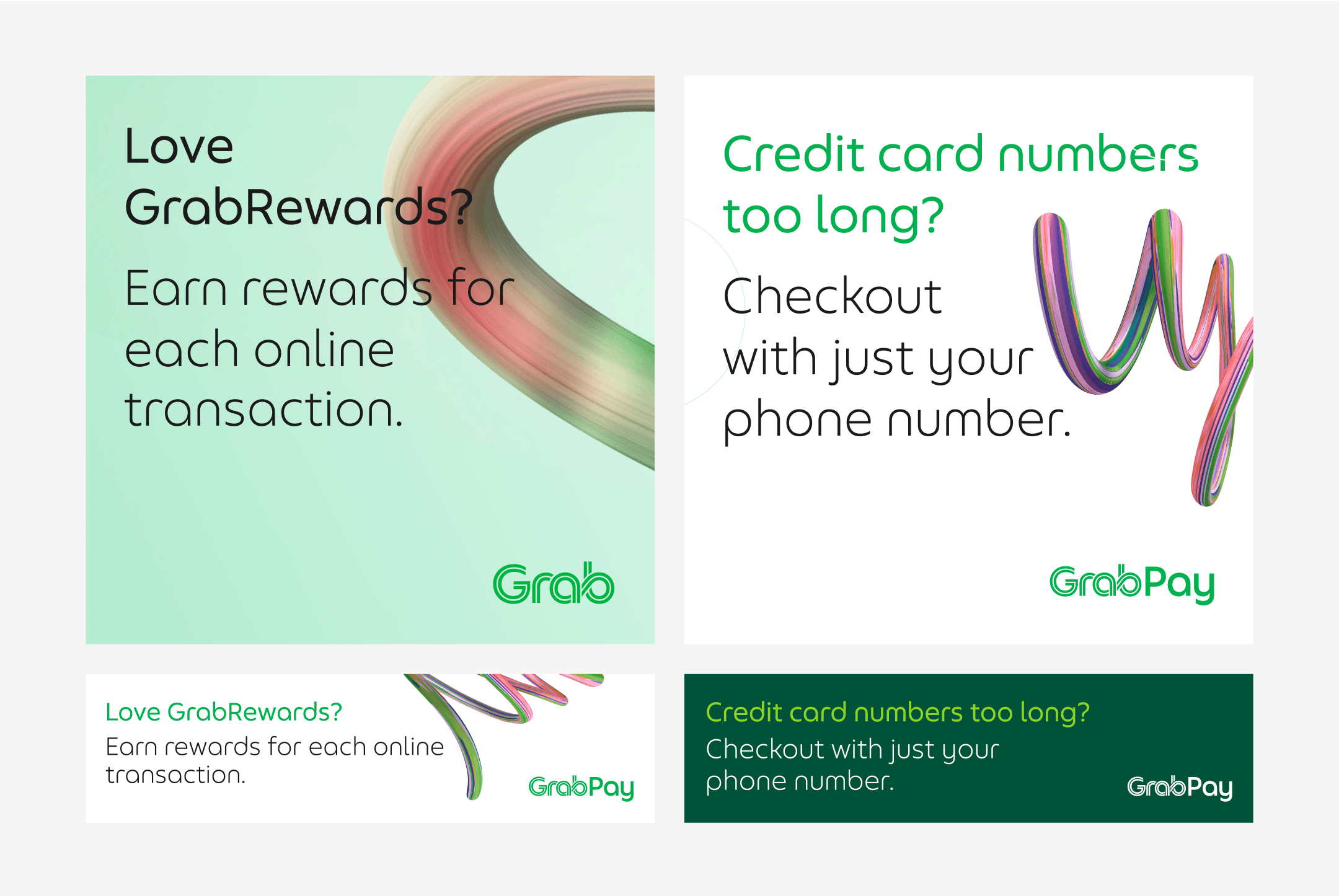 GrabPay brand visuals example