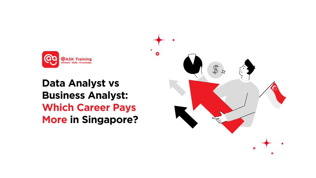 header banner of data analyst vs business analyst with human elements