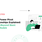 header banner for excel power pivot relationships with human elements