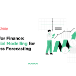 header banner of excel for finance, finance modelling for business forecasting with human elements