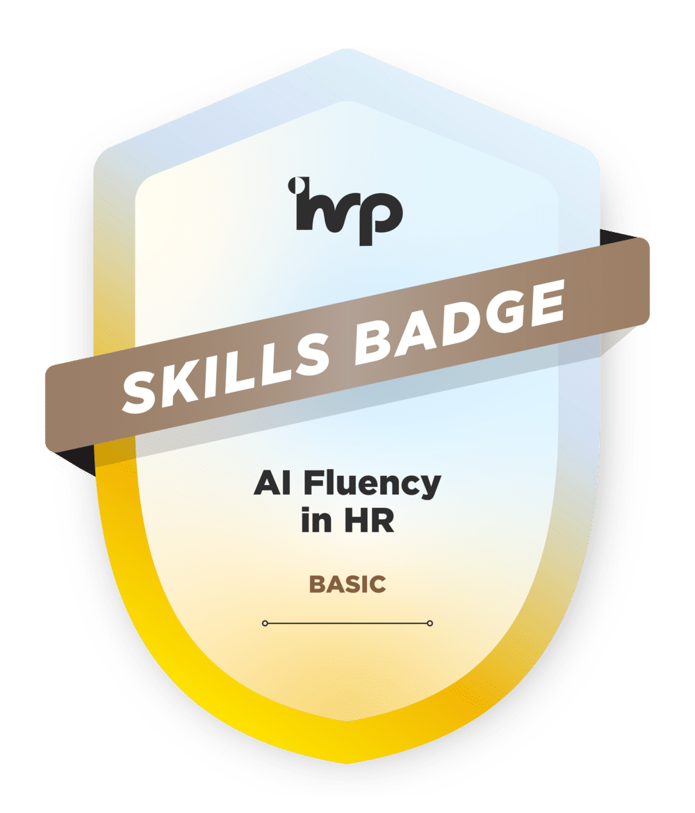 IHRP Skills Badge in AI Fluency in HR (Basic)