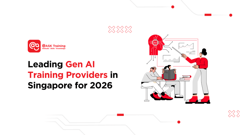 header banner of leading generative ai training providers in singapore 2026 with human elements
