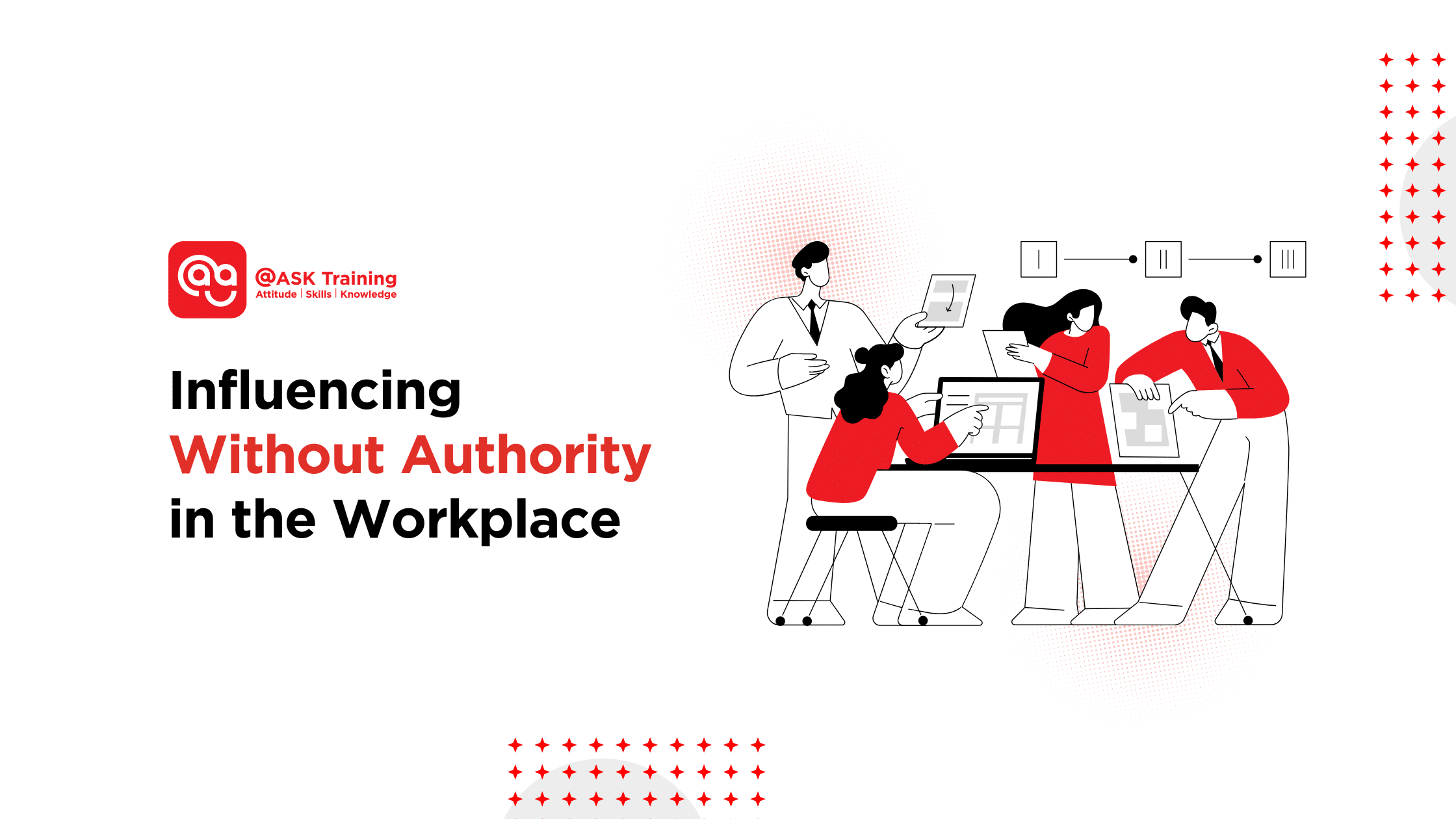 Influencing without authority in the workplace poster