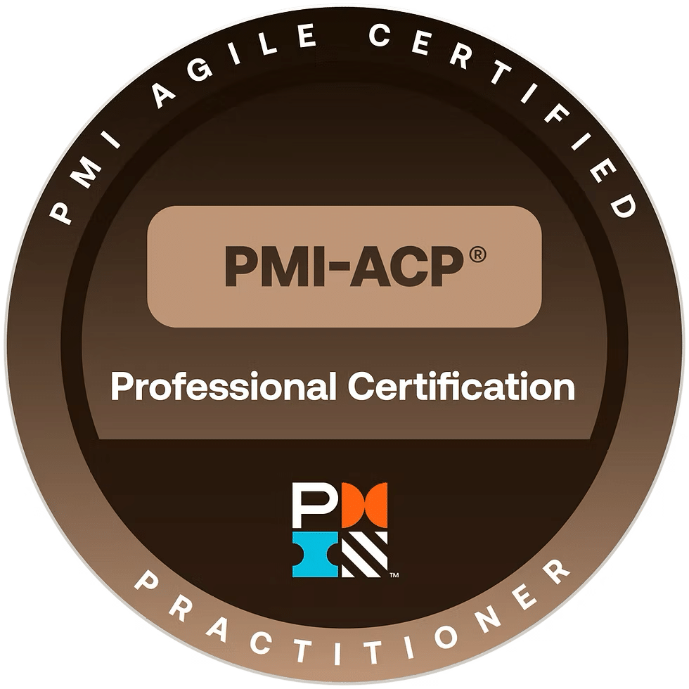 PMI Agile Certified Practitioner certification badge